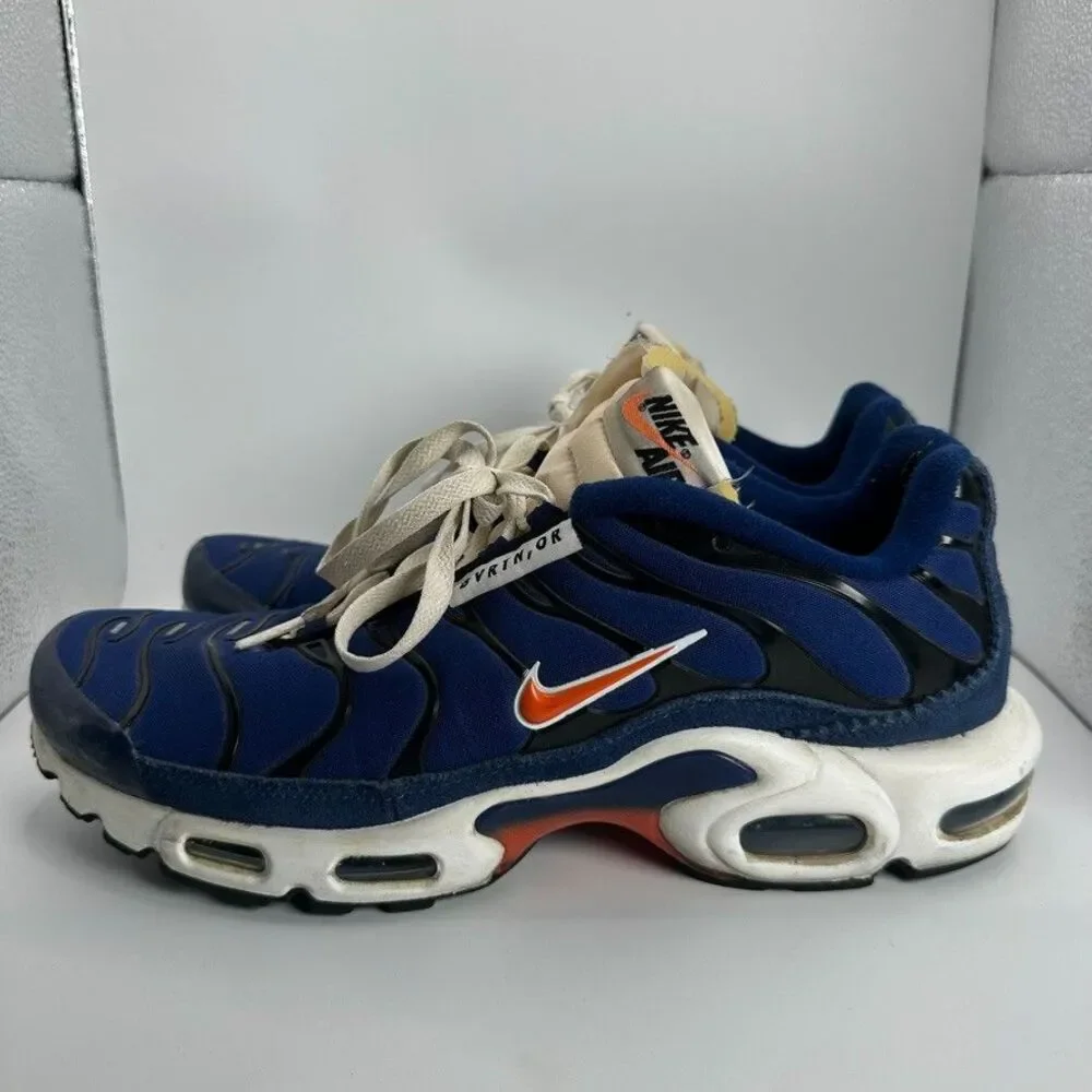 Nike Air Max Plus TN Shoes Mens Size 10 Blue Black Athletic Running Sneakers